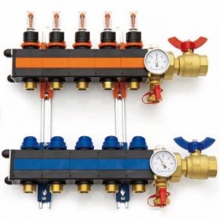 Variotherm Vario pompverdeler energiezuinig kunststof 9 groeps